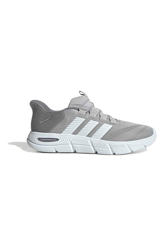 Leichte graue Mesh-Sneakers mit RapidFit Adidas Cloudfoam Flex