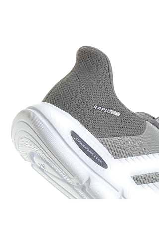 Leichte graue Mesh-Sneakers mit RapidFit Adidas Cloudfoam Flex