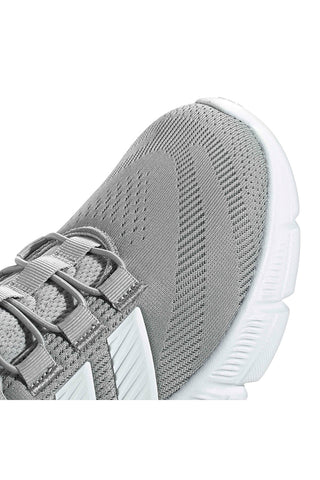 Leichte graue Mesh-Sneakers mit RapidFit Adidas Cloudfoam Flex