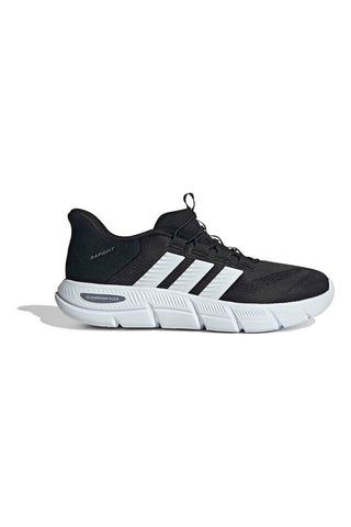 Leichte schwarze Mesh-Sneakers mit RapidFit Adidas Cloudfoam Flex