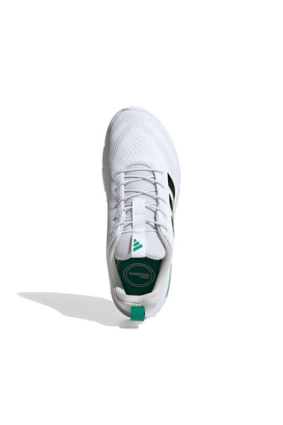 Leichte weiße Mesh-Sneakers mit elastischen Schnürsenkeln Adidas Cloudfoam Flex