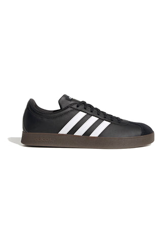 Schwarze Sneakers mit weißen Streifen Adidas VL COURT BASE
