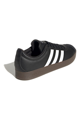 Schwarze Sneakers mit weißen Streifen Adidas VL COURT BASE