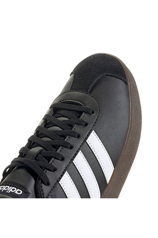 Schwarze Sneakers mit weißen Streifen Adidas VL COURT BASE