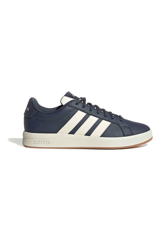 Sneakers blu con strisce bianche Adidas GRAND COURT BASE 3.0