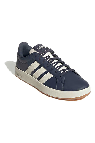 Sneakers blu con strisce bianche Adidas GRAND COURT BASE 3.0