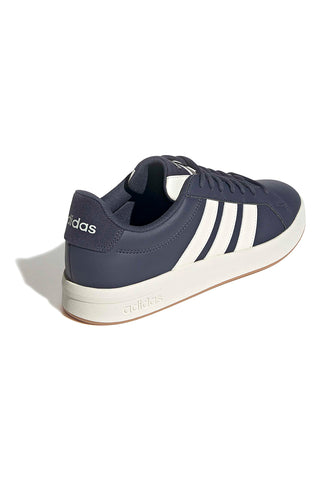 Sneakers blu con strisce bianche Adidas GRAND COURT BASE 3.0
