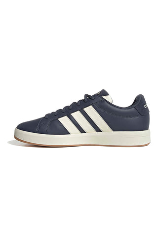 Sneakers blu con strisce bianche Adidas GRAND COURT BASE 3.0