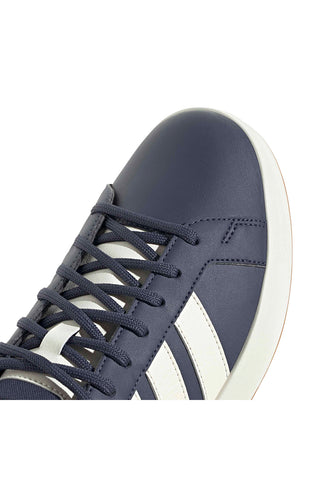 Sneakers blu con strisce bianche Adidas GRAND COURT BASE 3.0