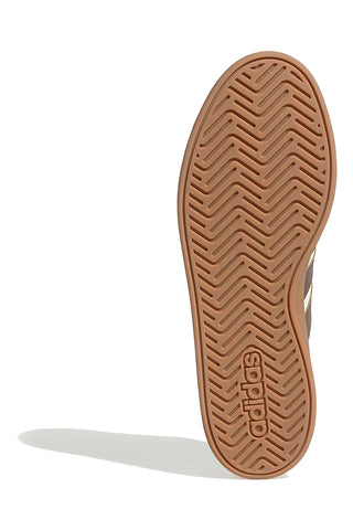 Beige Sneaker mit braunen Streifen Adidas GRAND COURT BASE 3.0