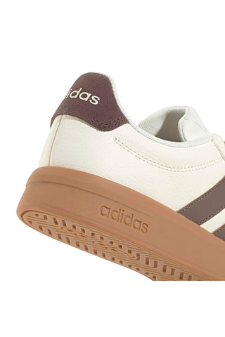 Beige Sneaker mit braunen Streifen Adidas GRAND COURT BASE 3.0
