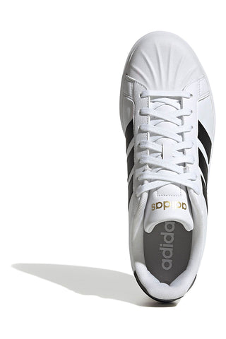 Weiße Sneakers mit schwarzen Streifen Adidas STREETTALK