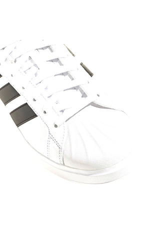 Weiße Sneakers mit schwarzen Streifen Adidas STREETTALK