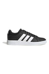 Schwarze Sneakers mit weißen Details im ikonischen Adidas Grand Court Base 3-Stil