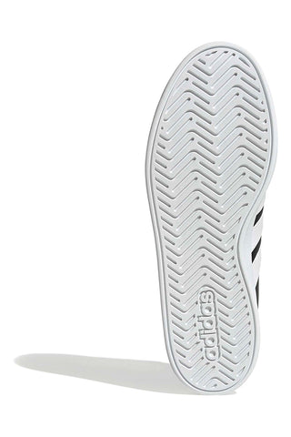 Schwarze Sneakers mit weißen Details im ikonischen Adidas Grand Court Base 3-Stil