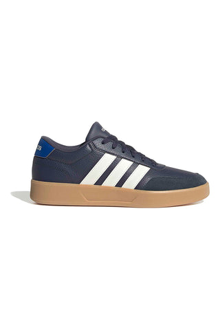 Sneakers blu con soletta EVA tomaia in pelle Adidas Breaknet 3