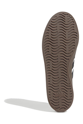 Weiße Sneakers mit schwarzen Details und Gummisohle Adidas Vl Court 3