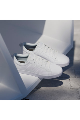 Sneakers bianche stile skate suola vulcanizzata Adidas Vs Pace 2.0