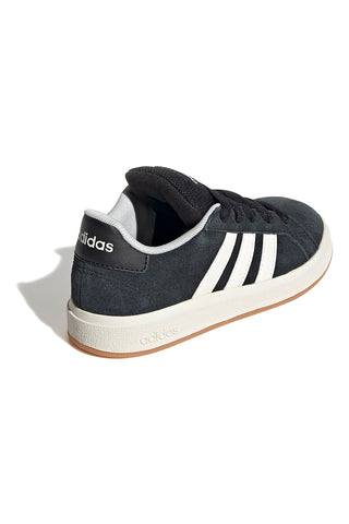 Schwarze Sneakers aus Wildleder Adidas Grand Court 00s