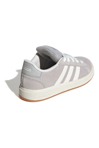 Graue Sneakers aus Wildleder Adidas Grand Court 00s