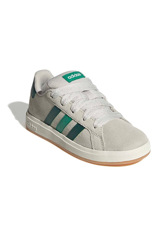 Beigefarbene Sneakers aus Wildleder Adidas Grand Court 00s