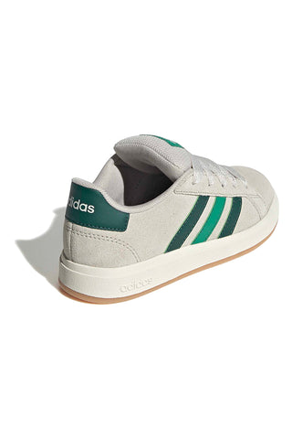 Beigefarbene Sneakers aus Wildleder Adidas Grand Court 00s