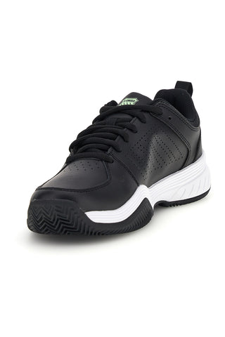 Schwarze atmungsaktive Mesh-Tennisschuhe K-swiss Court Express 2 Clay