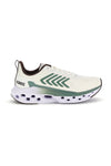 Weiße atmungsaktive Mesh-Sportschuhe K-swiss Melrose Tubes Lite