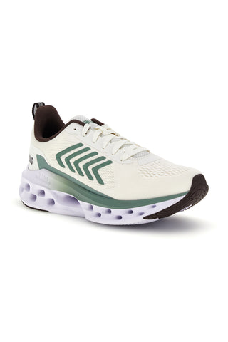 Weiße atmungsaktive Mesh-Sportschuhe K-swiss Melrose Tubes Lite