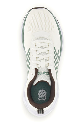 Weiße atmungsaktive Mesh-Sportschuhe K-swiss Melrose Tubes Lite