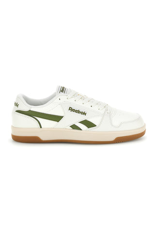 Sneakers bianco e verde rétro con suola in gomma Reebok Match Prime V2