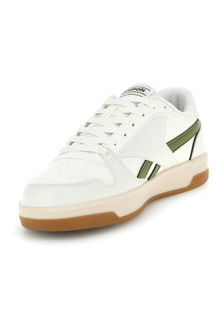 Sneakers bianco e verde rétro con suola in gomma Reebok Match Prime V2