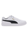 Sneakers bianche con dettagli neri e logo dorato Puma Caven 2