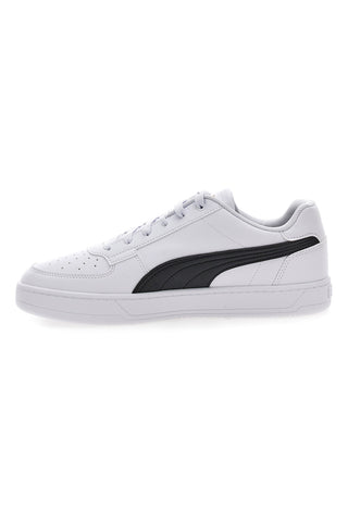 Sneakers bianche con dettagli neri e logo dorato Puma Caven 2