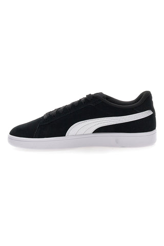 Scarpe nere in pelle con logo laterale Puma Smash 3