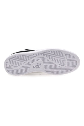 Scarpe nere in pelle con logo laterale Puma Smash 3
