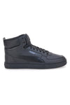 Puma Caven 2 Mid, schwarze, mittelhohe Sneaker mit gepolstertem Profil