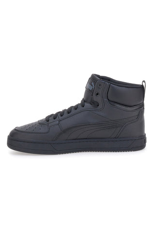 Puma Caven 2 Mid, schwarze, mittelhohe Sneaker mit gepolstertem Profil