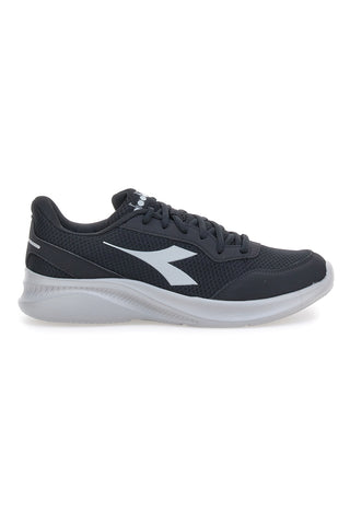 Diadora Robin 6 Schwarze atmungsaktive Mesh-Sportschuhe