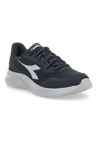Diadora Robin 6 Schwarze atmungsaktive Mesh-Sportschuhe