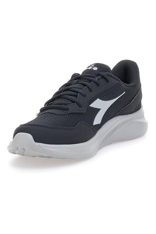 Diadora Robin 6 Schwarze atmungsaktive Mesh-Sportschuhe