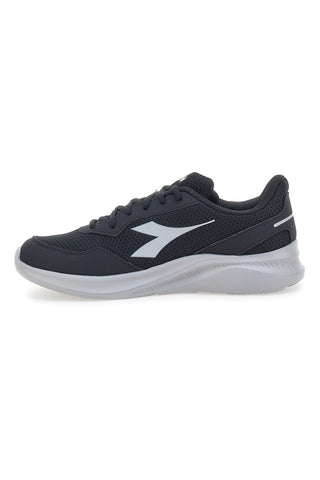 Diadora Robin 6 Schwarze atmungsaktive Mesh-Sportschuhe