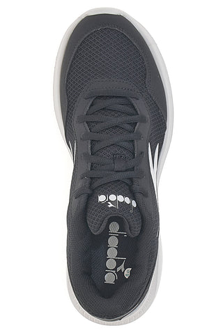 Diadora Robin 6 Schwarze atmungsaktive Mesh-Sportschuhe