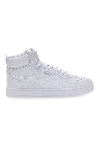 Puma Caven 2 Mid White Mid-Cut Sneaker mit glattem Obermaterial