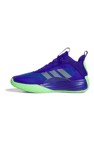 Scarpe da basket blu e verdi con ammortizzazione Lightmotion Adidas Ownthegame 3