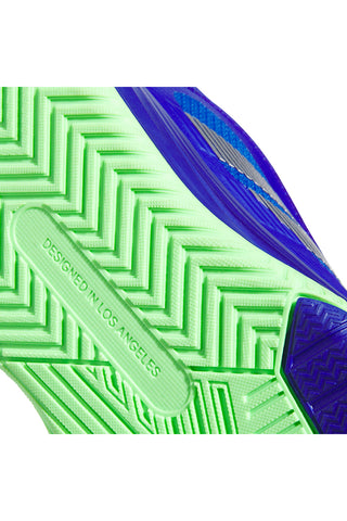 Scarpe da basket blu e verdi con ammortizzazione Lightmotion Adidas Ownthegame 3