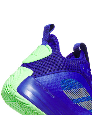 Scarpe da basket blu e verdi con ammortizzazione Lightmotion Adidas Ownthegame 3