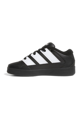Schwarze Sneaker mit 3 Adidas Break Start 2000 Streifen