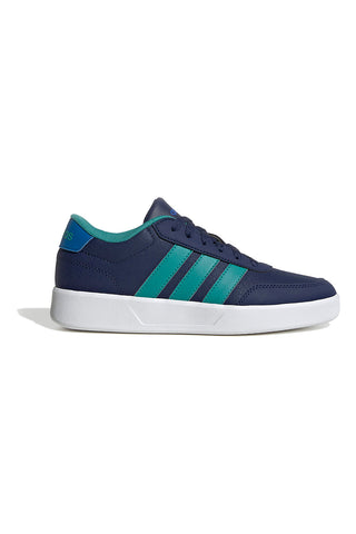 Sneakers blu con 3 strisce Adidas Breaknet 3 J