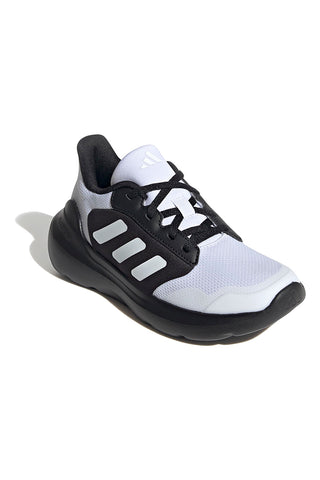 Adidas Tensaur Run 3 J Laufschuhe in Schwarz und Weiß mit Cloudfoam-Dämpfung